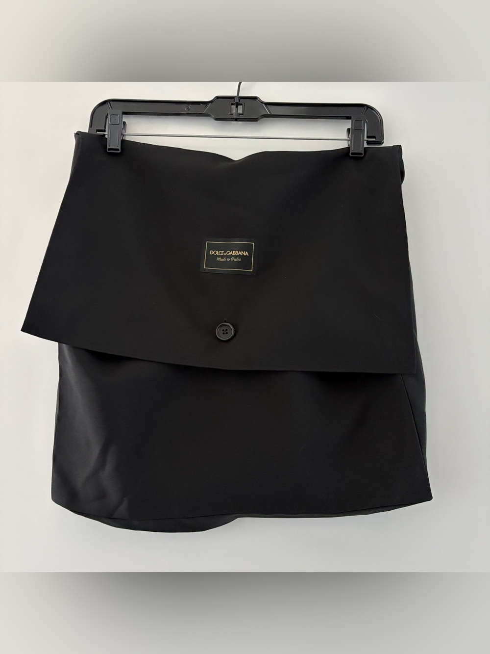 Dolce & Gabbana Black Button Protective dust bag pouch